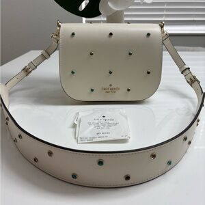 Kate Spade Madison Saddle Bag New with Tags